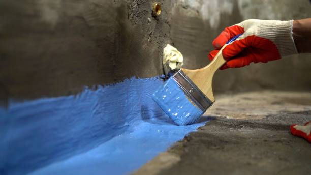 Commercial Basement Waterproofing project at a Barryton, MI business property by SJ Waterproofing Pros